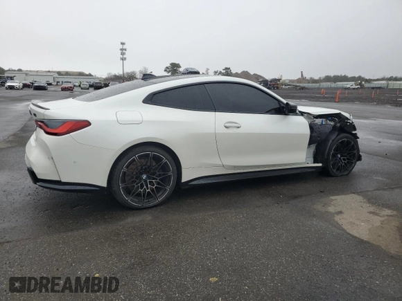 2022 BMW M4 Competition xDrive with VIN WBS43AZ02NCH79811, listed as a Copart auction lot 50540674 with 35,193 mi miles. Bid and sale history available at carsss.com. Image 3.