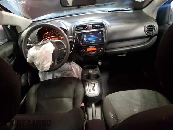 2022 Mitsubishi Mirage ES z VIN ML32FUFJ7NHF08897, wystawiony jako Copart lot #48678155 z przebiegiem 80 082 mil mil oraz Szkoda całkowita • Salvage title. Historia ofert i sprzedaży dostępna na DreamBid. Obrazek 8.