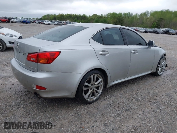 2006 Lexus IS 250 Manual with VIN JTHBK262362012131, listed as a IAAI auction lot 41938852 with 183,552 mi miles. Bid and sale history available at carsss.com. Image 4.