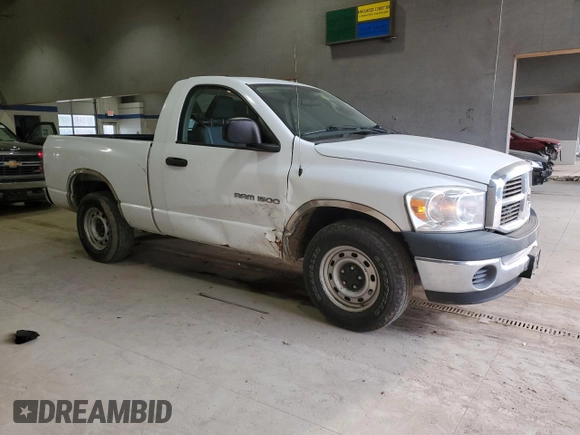 2007 Dodge 1500 SLT with VIN 1D7HA16P07J583495, listed as a Copart auction lot 48916355 with 71,711 mi miles and Clean Title. Bid and sale history available at DreamBid. Image 4.