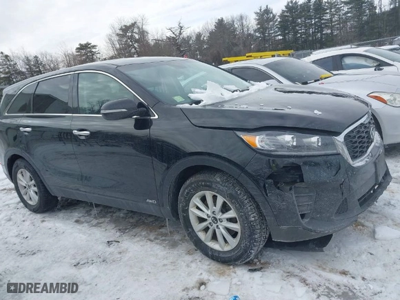 2019 Kia Sorento LX V6 with VIN 5XYPGDA50KG498757, listed as a IAAI auction lot 41612785 with 183,032 mi miles. Bid and sale history available at carsss.com. Image 13.