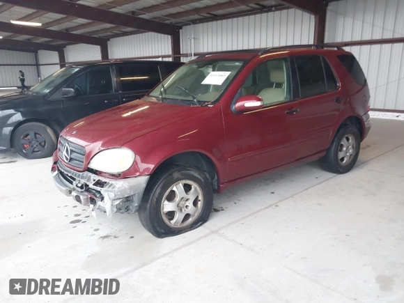 2003 Mercedes-Benz M 350 with VIN 4JGAB57E13A448528, listed as a IAAI auction lot 41953003 with 256,637 mi miles and . Bid and sale history available at DreamBid. Image 2.