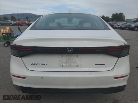 2024 Honda Accord EX-L с VIN 1HGCY2F6XRA035280, выставлен на аукционе Copart как лот 47225595 с пробегом 12 568 миль миль и Списание • Salvage title. История ставок и продаж доступна на DreamBid. Изображение 6.