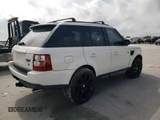 2008 Land Rover Range Rover Sport SC with VIN SALSH23468A186959, listed as a Copart auction lot 49386625 with 0 mi miles and Salvage Title. Bid and sale history available at carsss.com. Image 3.