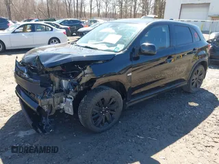 2022 Mitsubishi Outlander Sport ES with VIN JA4ARUAU0NU012470, listed as a IAAI auction lot 41822232 with 62,121 mi miles. Bid and sale history available at carsss.com. Image 2.