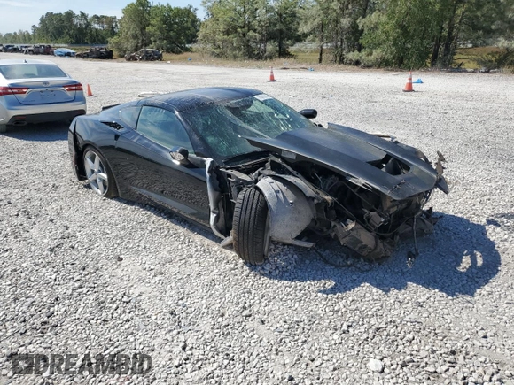 2015 Chevrolet Corvette 1LT with VIN 1G1YA2D73F5115425, listed as a Copart auction lot 76010124 with Not provided miles and Clean title. Bid and sale history available at DreamBid. Image 4.