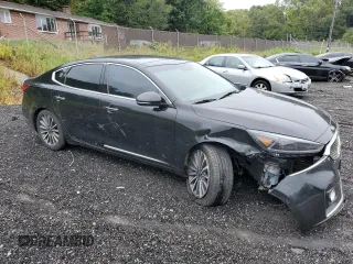 2018 Kia Cadenza Premium with VIN KNALC4J11J5120183, listed as a Copart auction lot 72858454 with 105,656 mi miles and Salvage Title. Bid and sale history available at carsss.com. Image 4.