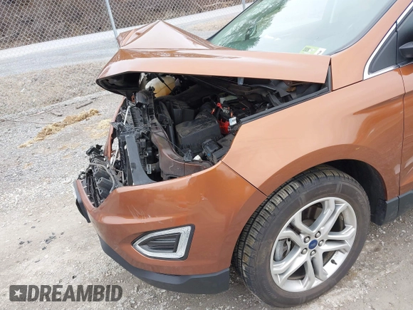 2017 Ford Edge Titanium with VIN 2FMPK4K88HBC11746, listed as a IAAI auction lot 41513987 with 55,879 mi miles. Bid and sale history available at carsss.com. Image 19.