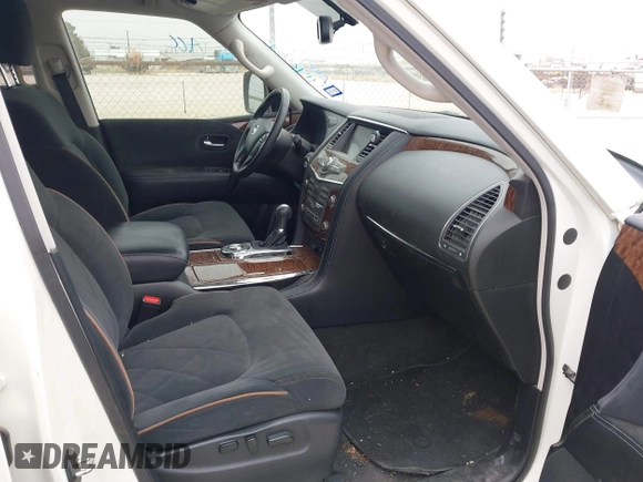 2020 Nissan Armada SV with VIN JN8AY2ND4LX016965, listed as a IAAI auction lot 41426843 with 62,523 mi miles. Bid and sale history available at carsss.com. Image 5.