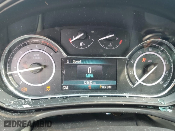 2015 Buick Regal with VIN 2G4GK5EXXF9144595, listed as a Copart auction lot 58070525 with 126,663 mi miles and Salvage title. Bid and sale history available at DreamBid. Image 9.