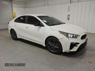 2021 Kia Forte GT-Line with VIN 3KPF34AD3ME301790, listed as a Copart auction lot 46213255 with 5,755 mi miles and Clean Title. Bid and sale history available at carsss.com. Image 4.