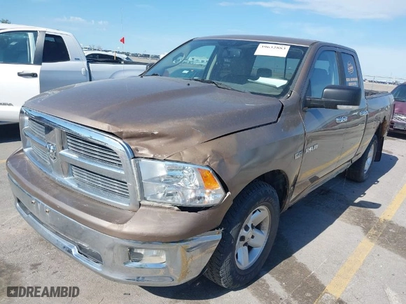 2010 Dodge Ram 1500 SLT with VIN 1D7RV1GT8AS211408, listed as a IAAI auction lot 39632883 with 225,628 mi miles. Bid and sale history available at carsss.com. Image 2.