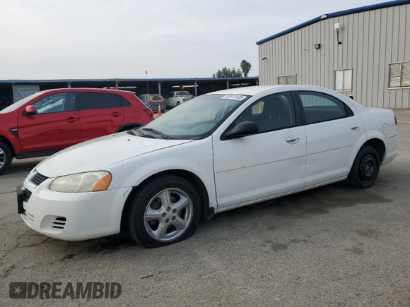 2005 Dodge Stratus SXT z VIN 1B3EL46X85N651624, wystawiony jako Copart lot #43610135 z przebiegiem 166 791 mil mil oraz Szkoda całkowita • Salvage title. Historia ofert i sprzedaży dostępna na DreamBid. Obrazek 1.