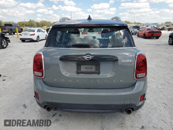 2020 MINI Countryman Cooper S with VIN WMZYW7C00L3M08829, listed as a Copart auction lot 47040025 with 25,490 mi miles and Salvage title. Bid and sale history available at DreamBid. Image 6.