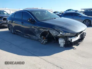 2023 Kia K5 LXS z VIN 5XXG14J22PG172137, wystawiony jako IAAI lot #41748317 z przebiegiem 35 809 mil mil oraz . Historia ofert i sprzedaży dostępna na DreamBid. Obrazek 1.