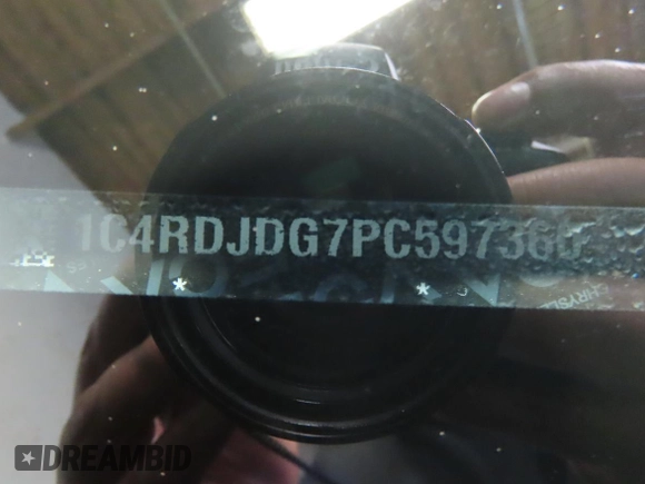 2023 Dodge Durango GT z VIN 1C4RDJDG7PC597360, wystawiony jako Copart lot #59755565 z przebiegiem 65 600 mil mil oraz Szkoda całkowita • Salvage title. Historia ofert i sprzedaży dostępna na DreamBid. Obrazek 10.