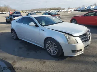 2011 Cadillac CTS Coupe with VIN 1G6DA1EDXB0147416, listed as a Copart auction lot 85883894 with 132,024 mi miles and Salvage Title. Bid and sale history available at carsss.com. Image 4.