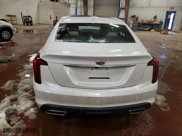 2021 Cadillac CT5 Premium Luxury with VIN 1G6DT5RK9M0118857, listed as a Copart auction lot 45897175 with 47,426 mi miles and Salvage Title. Bid and sale history available at carsss.com. Image 6.