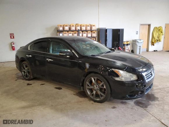 2014 Nissan Maxima 3.5 S with VIN 1N4AA5AP4EC909042, listed as a Copart auction lot 50166845 with 154,065 mi miles and Salvage Title. Bid and sale history available at carsss.com. Image 4.