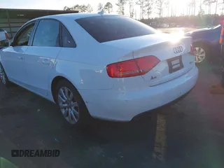 2012 Audi A4 2.0T Premium with VIN WAUAFAFL8CA119534, listed as a IAAI auction lot 41489063 with 185,443 mi miles. Bid and sale history available at carsss.com. Image 3.
