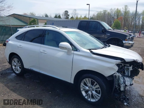 2011 Lexus RX 450h with VIN JTJBC1BA9B2416158, listed as a IAAI auction lot 41924298 with 75,217 mi miles and . Bid and sale history available at DreamBid. Image 1.