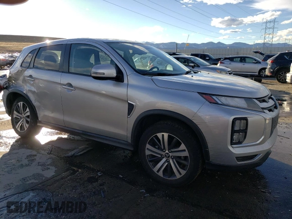 2022 Mitsubishi Outlander Sport ES with VIN JA4ARUAU4NU008860, listed as a Copart auction lot 46731665 with 74,824 mi miles and Salvage Title. Bid and sale history available at carsss.com. Image 4.