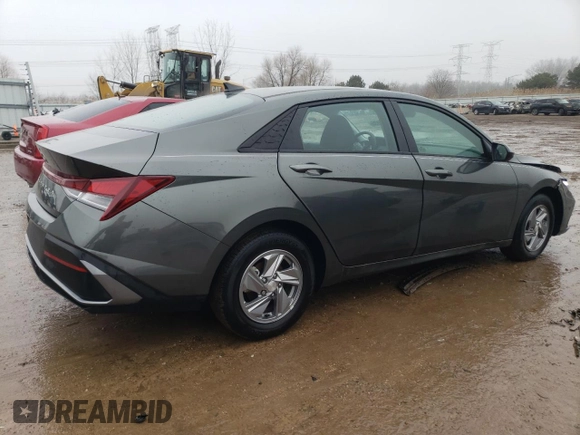 2024 Hyundai Elantra SE with VIN KMHLL4DG0RU747876, listed as a Copart auction lot 88356935 with 11,420 mi miles and Salvage Title. Bid and sale history available at DreamBid. Image 3.