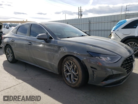 2023 Hyundai Sonata SEL with VIN KMHL64JAXPA268404, listed as a Copart auction lot 49921515 with 61,304 mi miles and Salvage Title. Bid and sale history available at DreamBid. Image 4.