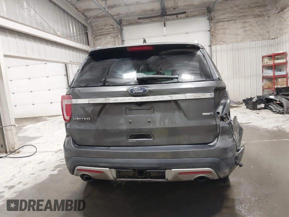 2016 Ford Explorer Limited with VIN 1FM5K8FH6GGC05749, listed as a IAAI auction lot 41409560 with 95,009 mi miles. Bid and sale history available at carsss.com. Image 17.