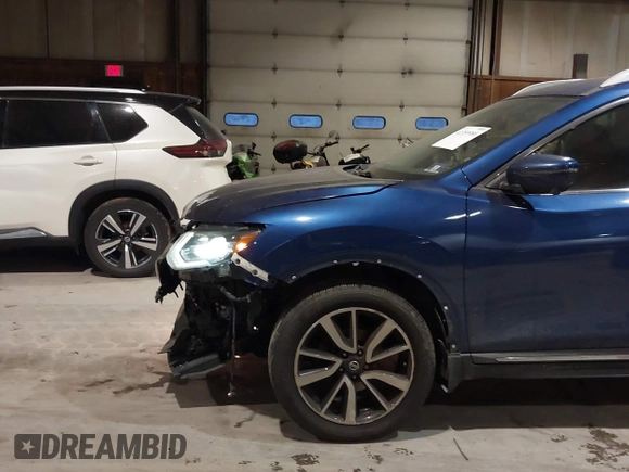2019 Nissan Rogue SL with VIN 5N1AT2MV6KC784646, listed as a IAAI auction lot 41359980 with 99,507 mi miles. Bid and sale history available at carsss.com. Image 18.