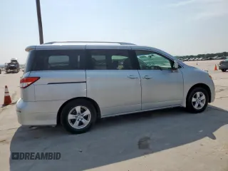 2011 Nissan Quest SL z VIN JN8AE2KP4B9007399, wystawiony jako Copart lot #57334335 z przebiegiem 125 715 mil mil oraz Tytuł czysty. Historia ofert i sprzedaży dostępna na DreamBid. Obrazek 3.