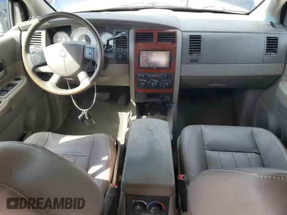 2006 Dodge Durango SLT with VIN 1D4HB48N26F136143, listed as a Copart auction lot 63785285 with 198,724 mi miles and Salvage title. Bid and sale history available at DreamBid. Image 8.