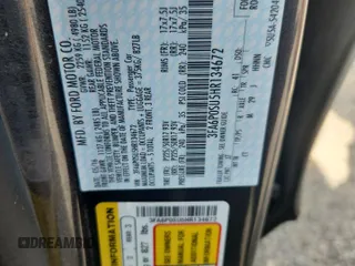 2017 Ford Fusion Titanium with VIN 3FA6P0SU5HR134672, listed as a Copart auction lot 64281645 with 97,284 mi miles and Clean title. Bid and sale history available at DreamBid. Image 13.