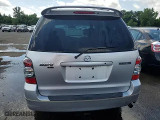 2005 Mazda MPV LX with VIN JM3LW28J650540407, listed as a Copart auction lot 62223774 with 136,977 mi miles and Salvage Title. Bid and sale history available at carsss.com. Image 6.