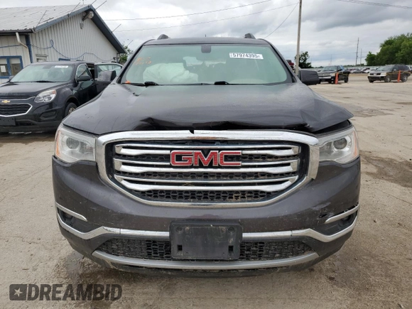 2017 GMC Acadia SLT with VIN 1GKKNMLS6HZ281974, listed as a Copart auction lot 57974395 with Not provided miles and Salvage title. Bid and sale history available at DreamBid. Image 5.