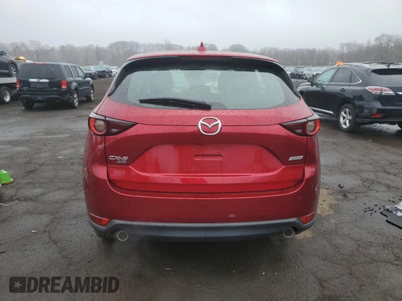 2018 Mazda CX-5 Sport with VIN JM3KFBBM0J0462375, listed as a Copart auction lot 49721765 with 77,538 mi miles and Salvage Title. Bid and sale history available at carsss.com. Image 6.