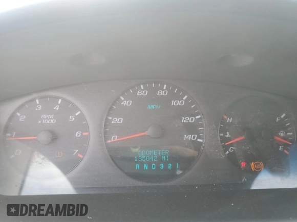 2009 Chevrolet Impala LS with VIN 2G1WB57K191266226, listed as a Copart auction lot 56342605 with 135,042 mi miles and Clean Title. Bid and sale history available at DreamBid. Image 9.
