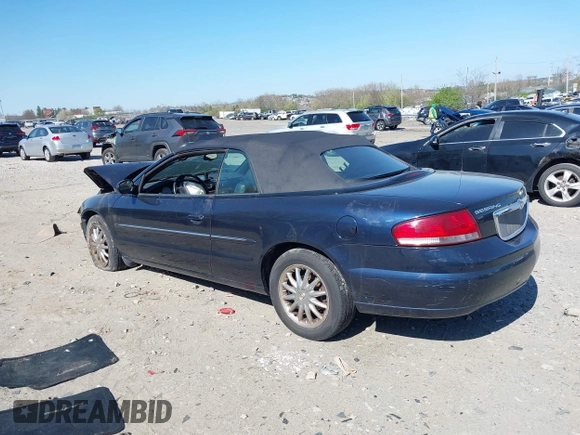 2002 Chrysler Sebring Limited with VIN 1C3EL65R12N187184, listed as a IAAI auction lot 42053411 with 70,289 mi miles and . Bid and sale history available at DreamBid. Image 3.