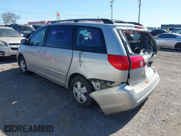 2006 Toyota Sienna CE with VIN 5TDZA23C36S419262, listed as a IAAI auction lot 42042520 with 202,686 mi miles. Bid and sale history available at carsss.com. Image 3.