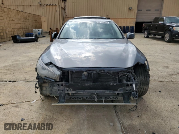 2015 Infiniti Q50 with VIN JN1BV7AP3FM342500, listed as a Copart auction lot 60143085 with 199,848 mi miles and Salvage title. Bid and sale history available at DreamBid. Image 5.