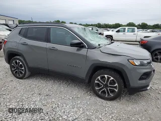 2023 Jeep Compass Limited с VIN 3C4NJDCN5PT523870, выставлен на аукционе Copart как лот 58393075 с пробегом 41 350 миль миль и Списание • Salvage title. История ставок и продаж доступна на DreamBid. Изображение 4.