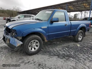 2007 Ford Ranger XL with VIN 1FTYR10U47PA27348, listed as a Copart auction lot 42735705 with 245,981 mi miles and Salvage Title. Bid and sale history available at carsss.com. Image 1.