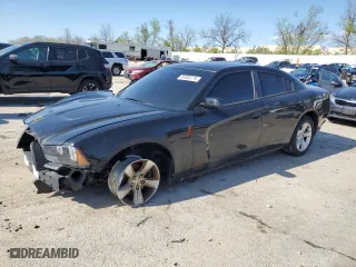 2012 Dodge Charger SE with VIN 2C3CDXBG6CH281424, listed as a Copart auction lot 51985175 with 182,773 mi miles and Salvage Title. Bid and sale history available at carsss.com. Image 1.