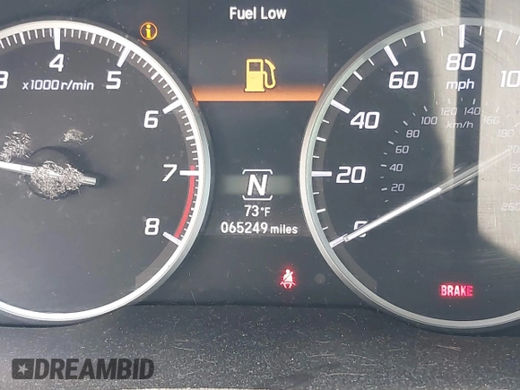 2020 Acura ILX w/Premium Pkg with VIN 19UDE2F76LA009773, listed as a IAAI auction lot 41902574 with 65,249 mi miles. Bid and sale history available at carsss.com. Image 7.