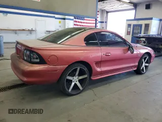 1998 Ford Mustang with VIN 1FAFP4041WF221120, listed as a Copart auction lot 53753005 with 117,219 mi miles and Clean title. Bid and sale history available at DreamBid. Image 3.