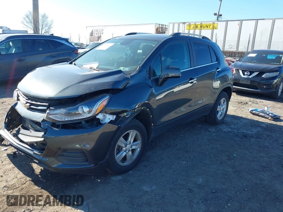 2017 Chevrolet Trax LT with VIN KL7CJPSB6HB253418, listed as a IAAI auction lot 41881440 with 114,104 mi miles. Bid and sale history available at carsss.com. Image 17.