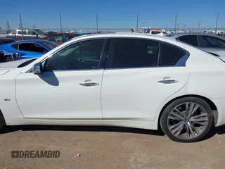 2018 Infiniti Q50 3.0t LUXE with VIN JN1EV7AP5JM355898, listed as a IAAI auction lot 40455903 with 80,812 mi miles. Bid and sale history available at carsss.com. Image 15.