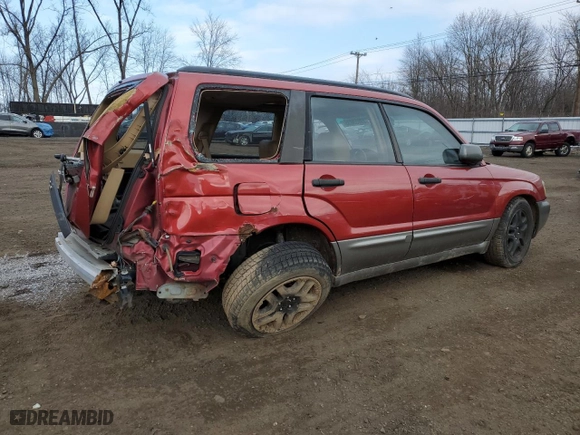 2005 Subaru Forester (Natl) XS L.L. Bean Edition with VIN JF1SG67645H753515, listed as a Copart auction lot 89059035 with NaN miles and Salvage Title. Bid and sale history available at carsss.com. Image 3.