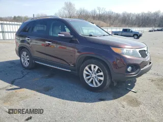 2011 Kia Sorento EX with VIN 5XYKUDA29BG156829, listed as a Copart auction lot 48613735 with 189,206 mi miles and Salvage Title. Bid and sale history available at carsss.com. Image 4.
