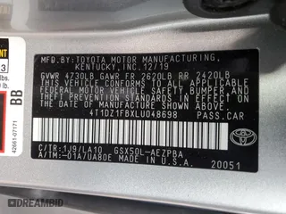 2020 Toyota Avalon Limited with VIN 4T1DZ1FBXLU048698, listed as a Copart auction lot 86864164 with 12,615 mi miles and Salvage Title. Bid and sale history available at carsss.com. Image 15.
